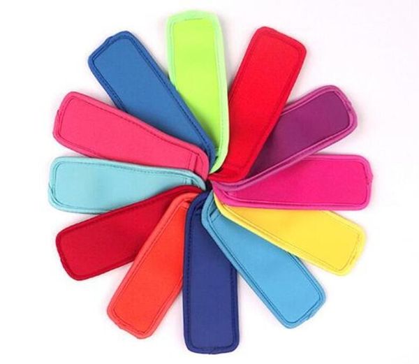 

2020 new antiing popsicle bags er popsicle holders reusable neoprene insulation ice pop sleeves bag item by dhl