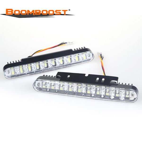 

12w 2x 30 led яркий дневной свет runnig автомобиля drl для универсальная вождение автомобиля с сигнала поворота фары день запуск огни универ