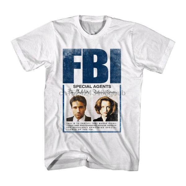 

the x files science fiction tv show fbi special agents t shirt
