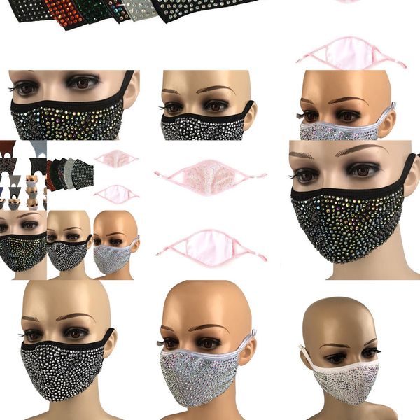 

bling bling dustproof protective diamond fashion mask pm2.5 mouth masks washable reusable n1oo 6c4x1