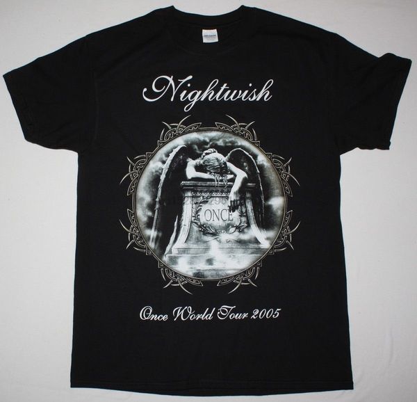 

nightwish раз симфонический metal тарья турунен whitin искушение новый черный t-shirt пользовательских печатных тенниска хип-хоп смешной тро