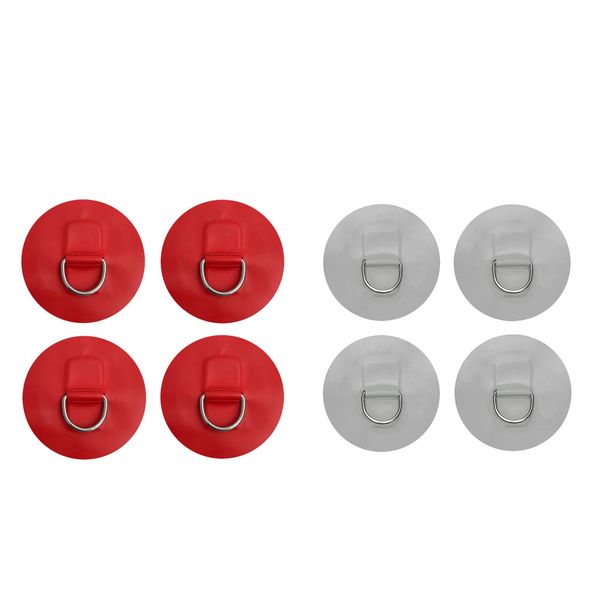 

8 шт d-кольцо pad patch для надувной лодки плот шлюпка каяк red gray