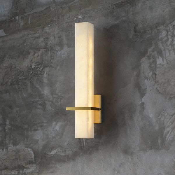 

marble wall lamp new chinese living room copper wall lights decoration modern sconce gold bedroom staircase led lamp