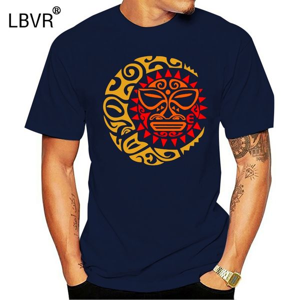 

the maori sun moon t shirt traditional art