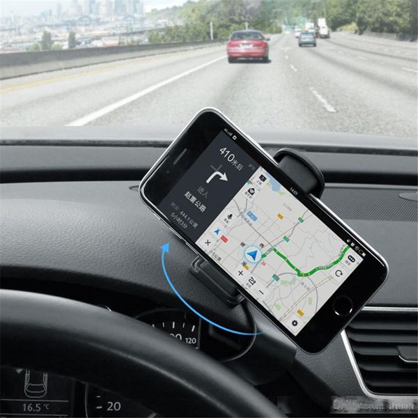 

mini car dashboard universal holder cellphone support 360 rotation for iphone samsung huawei etc smartphone mount