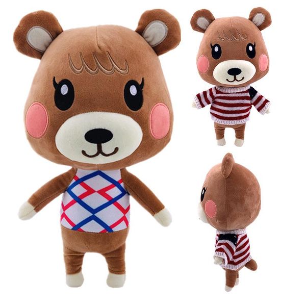 

cartoon animal crossing plush toy soft forest animals stuffed plush doll simulation jungle series gifts cute pillow for children girl toys