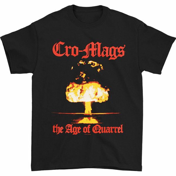

cro-mags men's the age of quarrel tee t shirt black graphic retro t-shirt