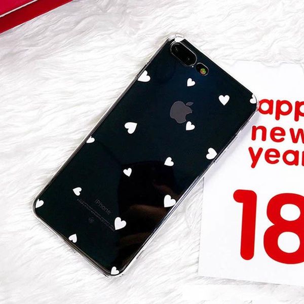 

phone case for iphone x 6 6s 7 8 plus xr xs max fashion lovely love heart transparent clear soft tpu for iphone 5 5s se