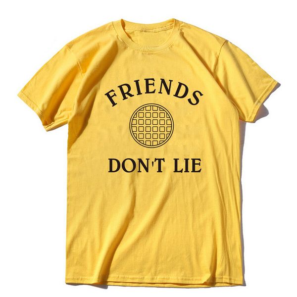 

friends don't lie stranger things t shirt netflix upside down t-shirt black full size girls thirts