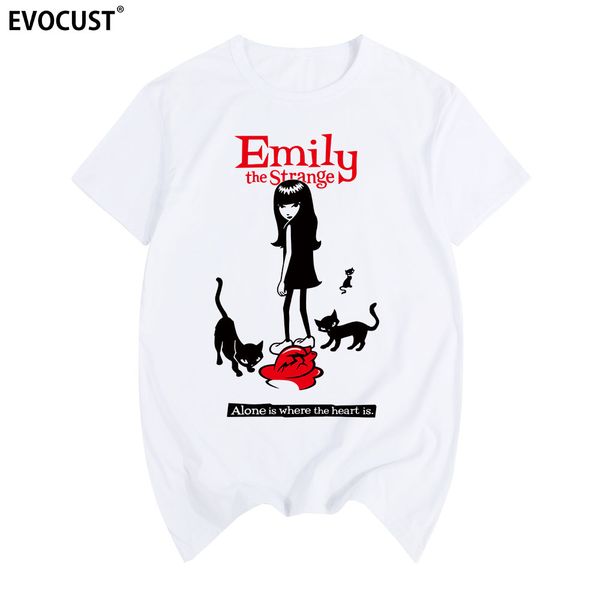 

emily the strange t-shirt cotton men t shirt new tee tshirt womens fashion