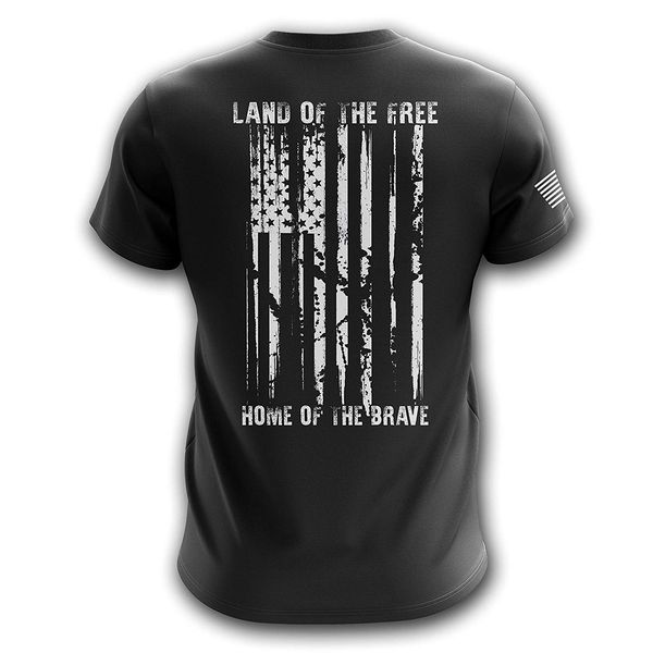 

земля свободный американский флаг военно армии mens t shirt дом храбрых сделано в сша