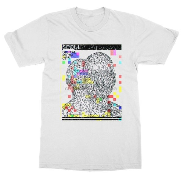 

t-shirt casual man tees seoul south korea digital media city t-shirt world travel passport vacation asia funny t shirts