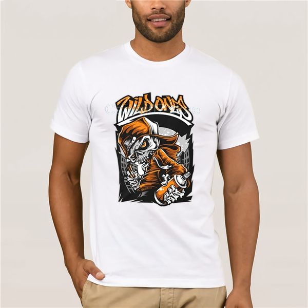 

casual o-neck loose summer t shirt for men wild ones men's t-shirt