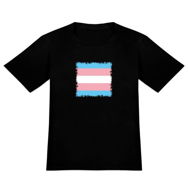

трансгендер trans pride flag оригинал синий розовый белый мужские новизна футболка summer o шеи топы футболочку