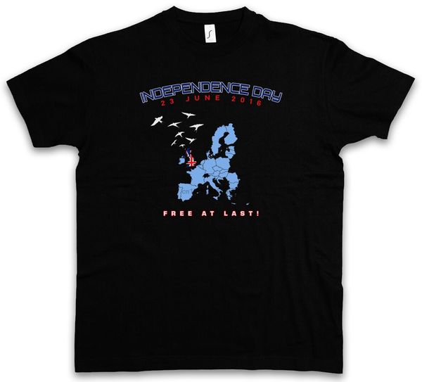 

день независимости t-shirt - brexit двадцать третий junde wahl голосуйте gb великобритания eu brand t shirt мужчины моды