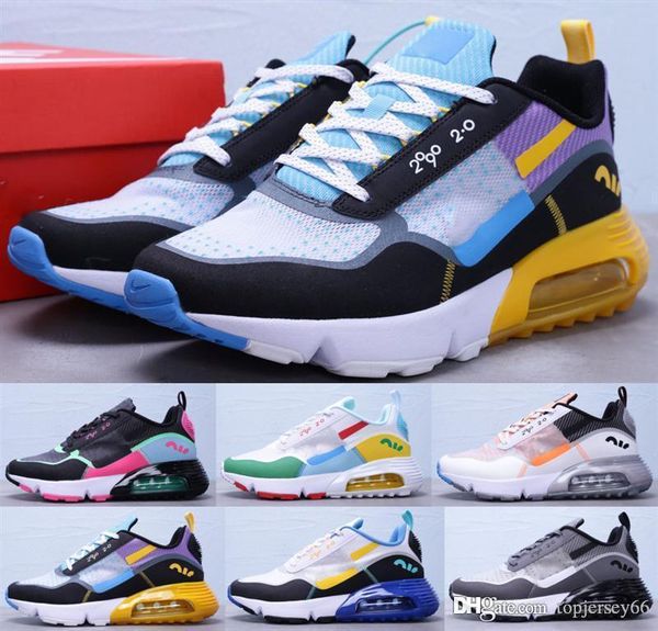 

max 2090 2.0 cushion trainers running shoes breathable black white grey blue chaussures sports designer sneakers for men women eur 36-45