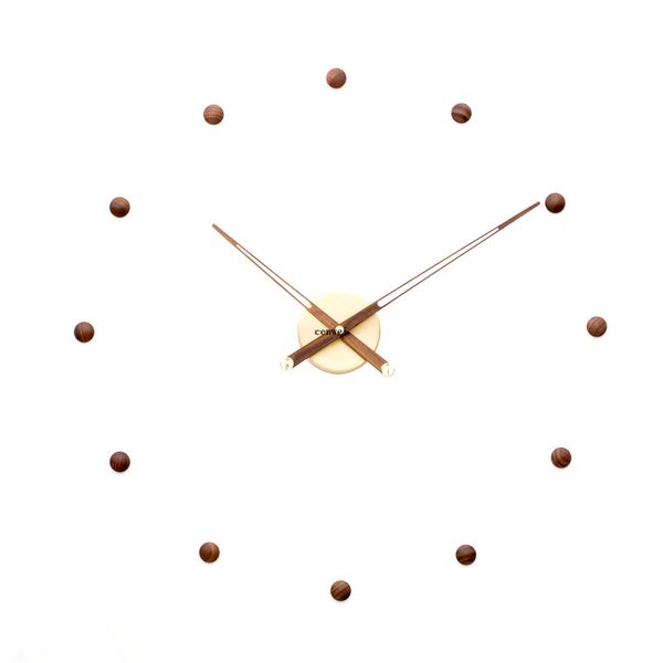 

wall clocks diy clock silent spain nordic home decor walnut large pointer watch industrial duvar saati gift