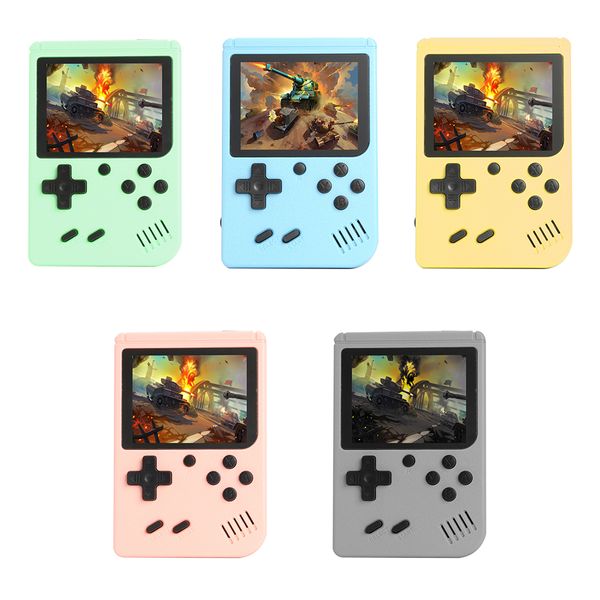 New Fashion Mini Games Console Scatola da gioco portatile Lettore di videogiochi classico portatile LCD a colori da 3,0 pollici 500 giochi per bambini