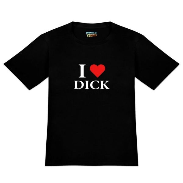 

я люблю дик сердце мужской новизна t-shirt