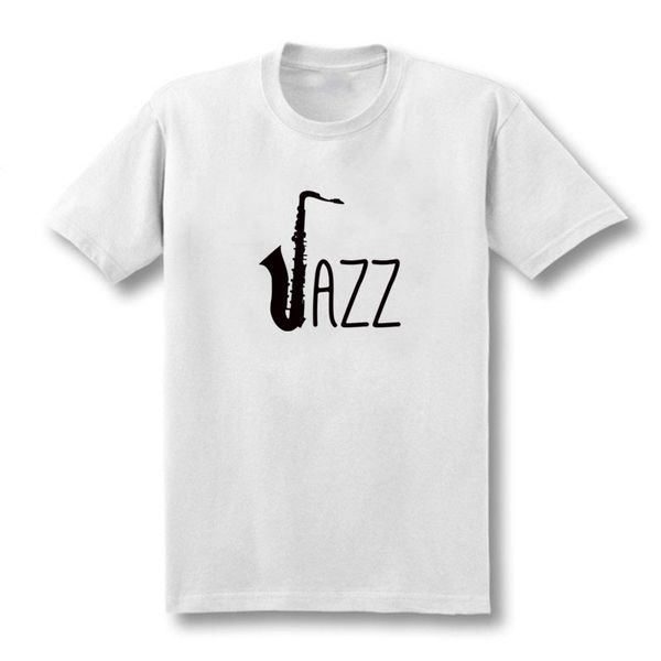 

summer new men clothing jazz saxophone funny t shirt men cotton short sleeve t-shirt