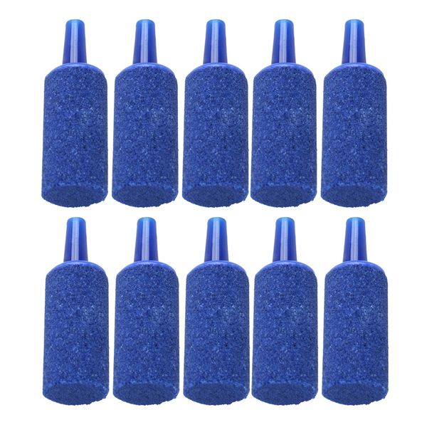 

fish tank mineral bubbles air stone, 10 pieces, blue