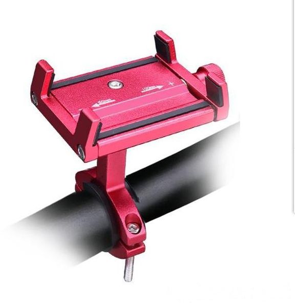 

universal aluminum bike motorcycle phone stand for 5-15cm wide smartphone support bicycle adjustable handlebar alloy holder mount bracket