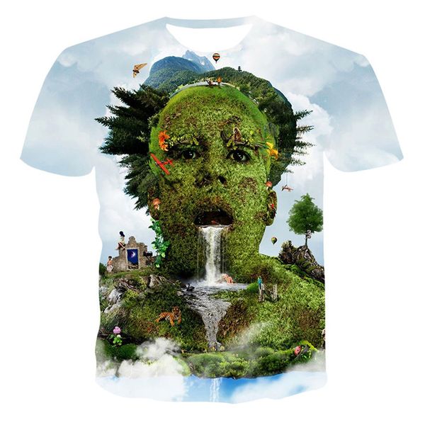 

summer new creativity print the anime 3d print shirts graphic comics comics men clothing