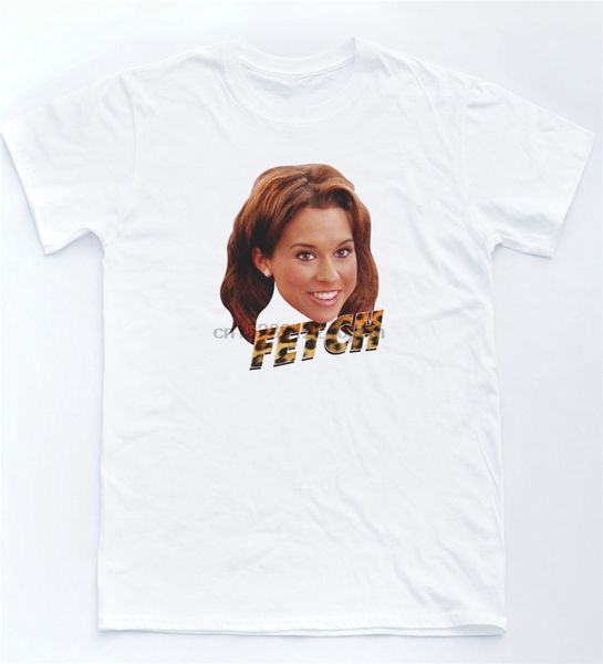

fetch mean girls t-shirt retro cult film regina george смешной гретхен tee подарок на день рождения футболку