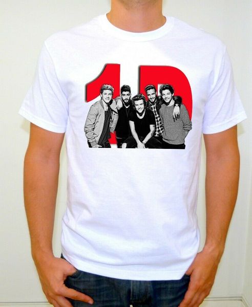 

one direction 1d хорошие времена белый хлопок футболка для взрослых размер средний