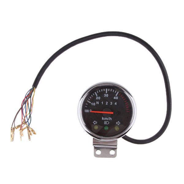 

motorcycle tachometer km/h speedometer odometer gauge signal light 12v