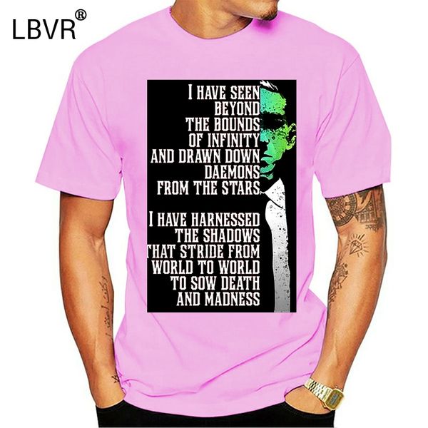 

new black h p lovecraft t-shirt cthulu quote tee daemons madness horror fiction