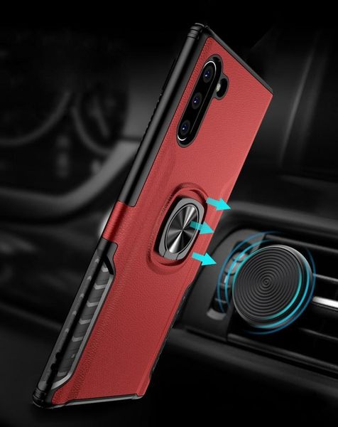 

phone case for samsung note 10 plus s10 s9 s10e s8 plus iphone 11 xs max stand ring holder back cover shockproof case