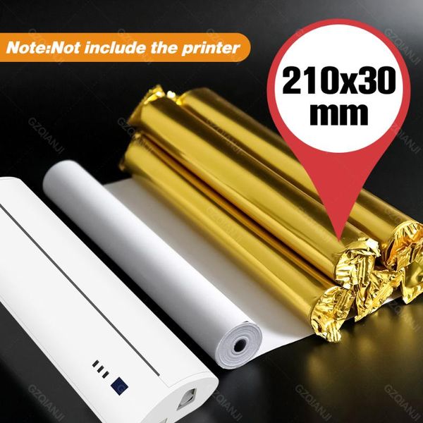

printers a4 thermal wireless printer paper 210*30mm /5/10 rolls for gzma401