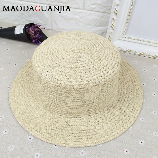 

hats cap beige cute fashion beach summer ladies straw cotton solid side trim sun of shade floppy, Blue;gray