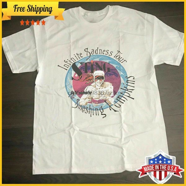 

vintage 90s t shirt the smashing pumpkins infinite sadness tour 1996