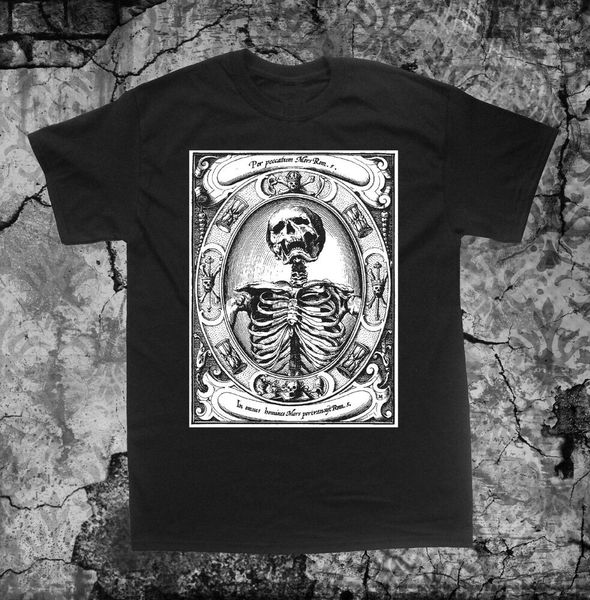 

memento mori shirt - александр маир запомнить смерть череп скелет оккультизм готику