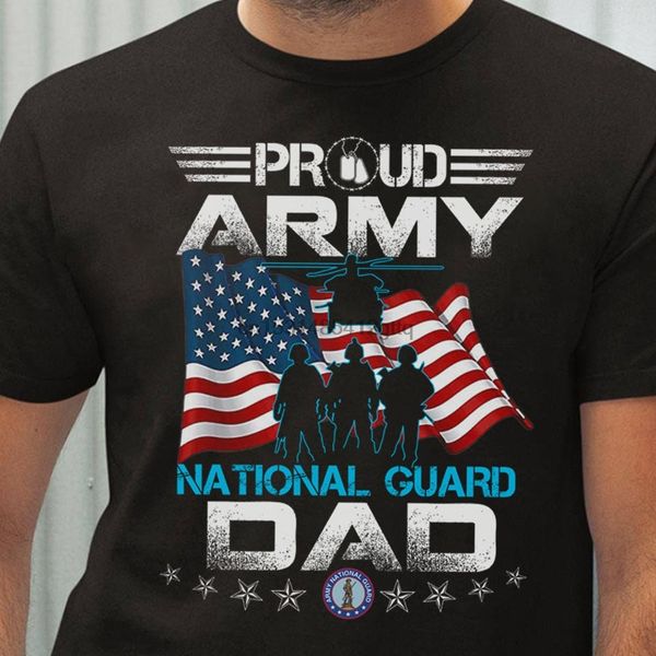 

proud army national guard dad father independence day t shirt