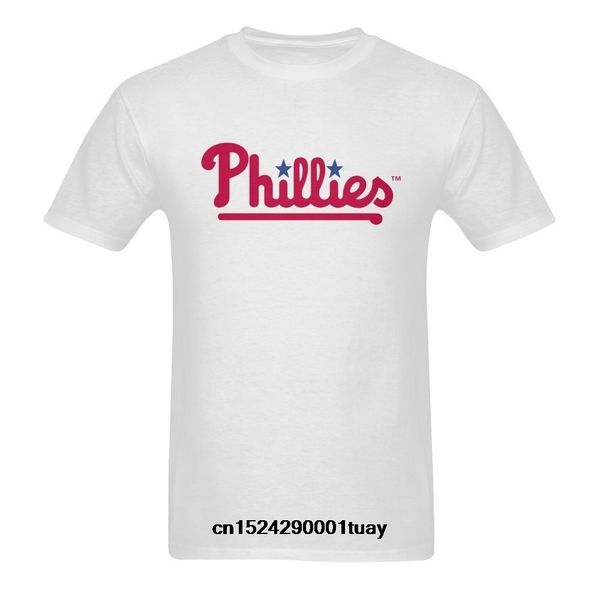 

men's cotton graphic tee print t-shirt - phillies