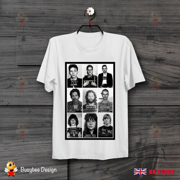 

футболки мода 2020 знаменитости mugshot retro vintage rock stars hipster унисекс футболка b26 crew neck мужчины с коротким рукавом