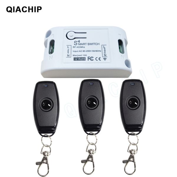 

remote controlers 433mhz universal wireless rf control switch ac 110v 220v lamp light led bulb switches corridor room transmitter