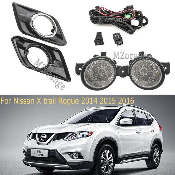 

led front fog light for x trail rogue t32 2014 2020 2020 lamp wire switch harness cover foglight fog lights lamps frame