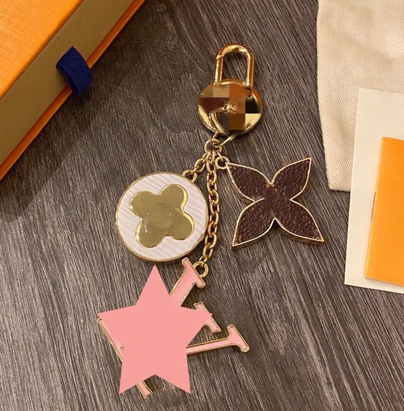 

6 style choose simple design keychains keybuckle for men women gold metal keyrings wholesale with box, Silver