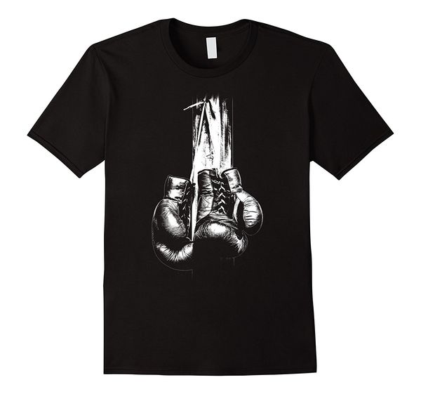 

2019 мода горячие продажи урожай боксы перчатки t-shirt tee рубашка