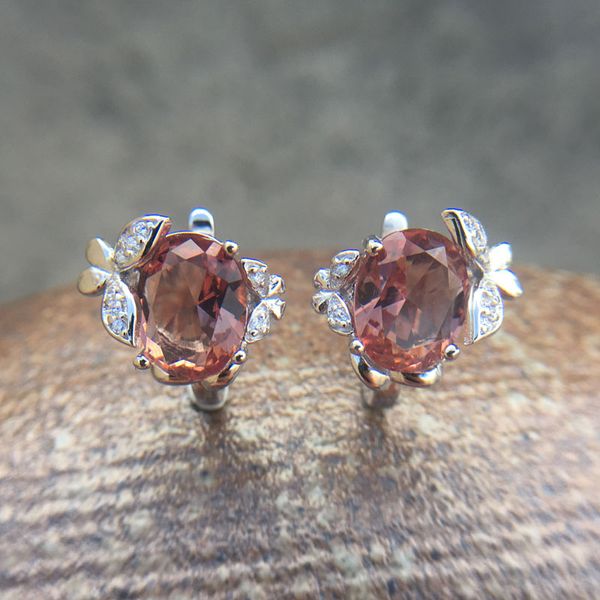 

csj new style zultanite earring sterling 925 silver oval 8*10mm created sultanite fine jewelry women wedding party gift