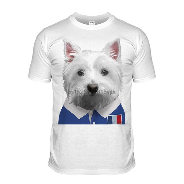 

красавцы футболка с коротким рукавом круглый шеи франция ruger tshirt westie футболка французский симпатичные скотти собака 2019 галльский п