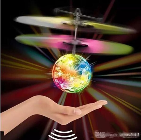 

rc flying ball drone helicopter ball built-in shinning led lighting for kids toy xmas gift