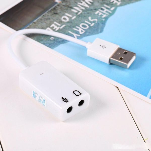 

virtual 7.1 channel external usb audio sound card adapter for windows xp win 7 8 linux vista mac os