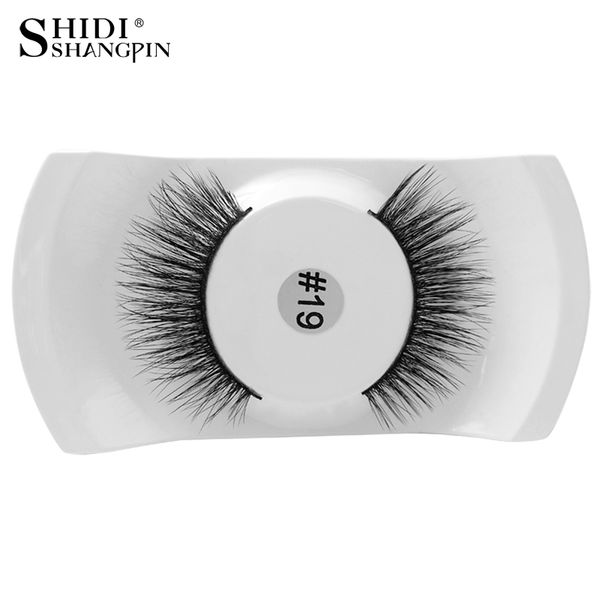 

shidishangpin 1 pair thick false eyelashes 3d mink eyelashes natural long makeup tools false lashes winged eyelash extension