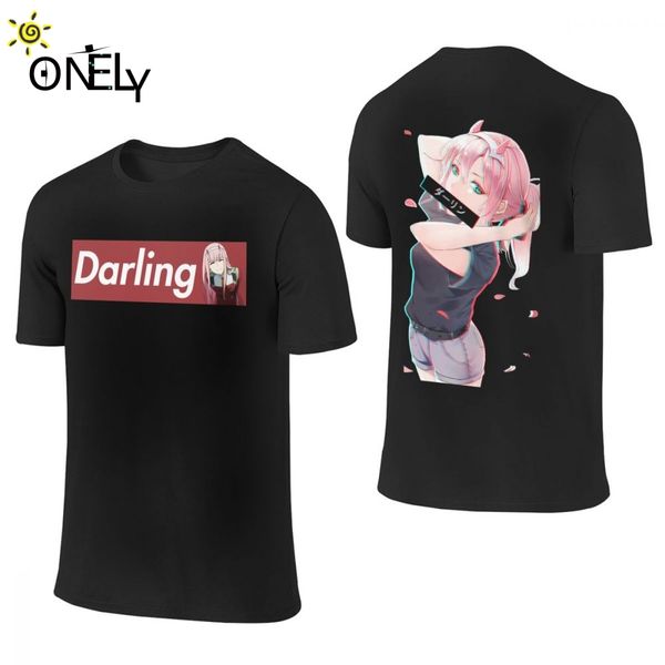

o-neck darling in the franxx t shirt crazy for men soft slim t shirt design for unisex