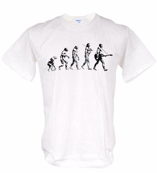 

men's male basic famous guitar evolution graphic novelty rock punk life banksy music man tee shirt